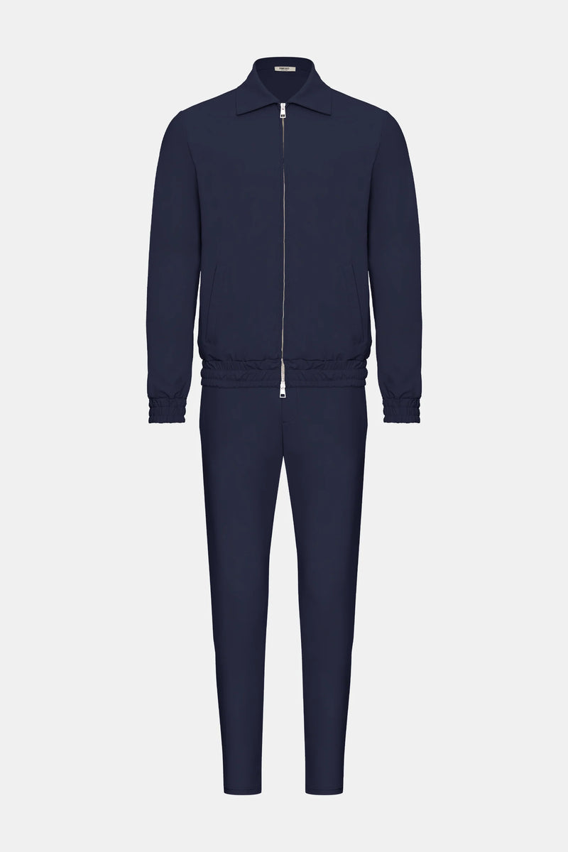 Navy Slate Blue Tech Suit